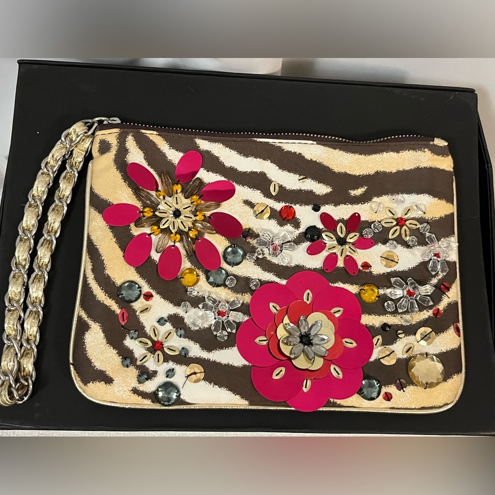 Vintage Express Wristlet Embellished and Beaded. Like New!